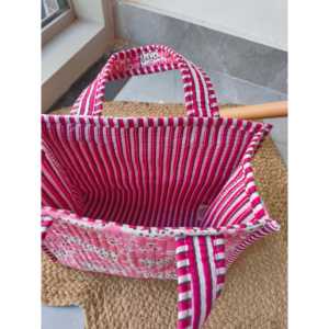 Bolso Tote de Gran Capacidad Pink Panther con Cierre Abierto, Forro de Algodón, Resistente al Agua, Duradero, para Otoño y Verano - Product Image 2