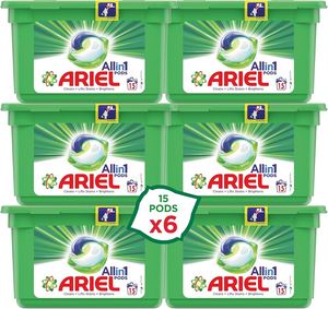 Compra Cápsulas Ariel 3 en 1, Detergente Líquido para Ropa de Color, 110 Lavados - Product Image 1