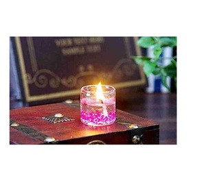 Bougies parfumées de luxe en verre à haute teneur en borosilicate tube droit tasse de cire en verre transparent pot de bougie Vase pour la décoration de la maison - Product Image 5