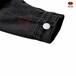 Veste en jean personnalisée pour homme Tissu confortable et respirant avec logo personnalisé Conception ODM OEM - Product Image 5