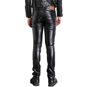 Pantalones ligeros de cuero para hombre al mejor precio, ropa informal, pantalones de cuero para hombre de primera calidad - Product Image 3