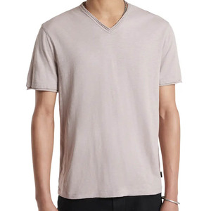 Camiseta Nueva Modelo, Cuello en V, Algodón, Colores Sólidos, Mejor Calidad, Precio Económico, 100% Algodón, para Hombre y Mujer - Product Image 1