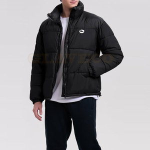 Veste à bulles de haute qualité pour hommes, col montant, imperméable, respirante, hiver, en polyester, dernier design - Product Image 3