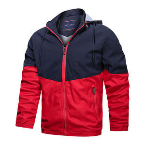 2025 extérieur coupe-vent veste pour hommes personnalisé fermeture éclair en Nylon Anorak à capuche vent hommes coupe-vent veste - Product Image 3