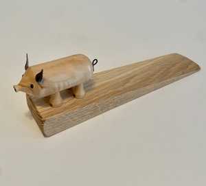 Premium Quality Natural Hardwood <b>Door</b> Stopper Handmade Polished <b>Wedge</b> with Custom Branding for Boutique Hotels Homes and Offices - Product Image 3