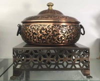 Luxuriöser Hochwertiger Edelstahl Chafing Dish Speisenwärmer Umweltfreundlicher Restaurant Hotel Trolley Buffet-Service Silber