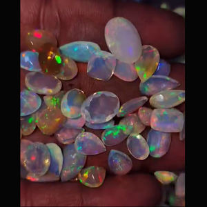 429 Uds ópalo etíope Natural 8mm 14mm pera ovalada rectángulo faceta 495 CTS lote Iroc ventas buena calidad ópalo piedra preciosa US $1132 - Product Image 4