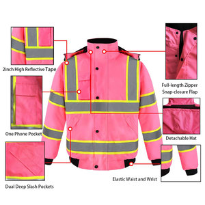 Veste de sécurité de haute qualité au design nouveau, prix de gros, respirante, haute visibilité - Product Image 4