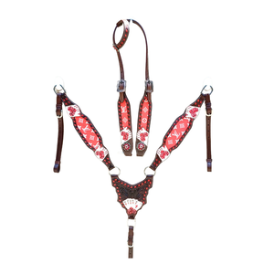 Ensemble de bride et de collier de poitrail en cuir de haute qualité, prix de gros pour l'équitation, ensemble d'équipement équestre personnalisé pour cheval - Product Image 5