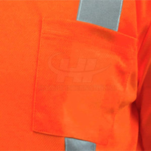 Camisetas de Trabajo para Hombre, Alta Visibilidad, Ropa de Seguridad de Poliéster con Diseño Reflectante para Trabajos Industriales al Aire Libre - Product Image 5