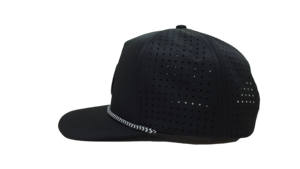 Gorra de Golf Personalizada OEM/ODM de Poliéster con Cordón Trenzado, Perforaciones Cortadas con Láser, Parche de PVC Redondo con Logotipo Privado - Product Image 2