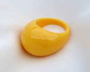 Anneaux en résine en gros pour femmes, anneaux de doigt, anneaux en résine géométriques à la mode, colorés, taille personnalisée, prix bas, Bh Crafts - Product Image 2