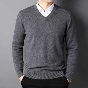 Pull en cachemire pour homme Old Money - Product Image 5