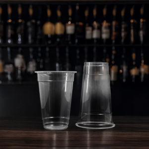 Gobelets jetables en plastique de 95mm avec couvercles Design à paroi unique pour boissons chaudes et froides, y compris le café glacé-Faible quantité minimale de commande - Product Image 4