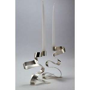 Bougeoir en aluminium de qualité supérieure avec des détails magnifiquement sculptés et du métal artistique pour un décor de luxe aux chandelles - Product Image 2