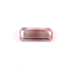 Baguette de turmalina bicolor de calidad AAA, piedra preciosa suelta de 0,8 quilates para la fabricación de joyas - Product Image 2