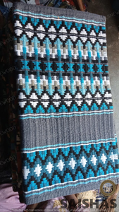 Couverture de selle d'équitation de style occidental personnalisée au design raffiné, en laine de Nouvelle-Zélande, avec coque en cuir tressé et doublure en tissu, nouvelle protection. - Product Image 2