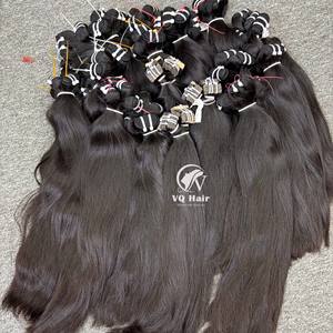 Extensiones de cabello humano con cutícula alineada de doble Paquete de pelo crudo liso Natural vietnamita de alta calidad 100%, precio al por mayor - Product Image 1