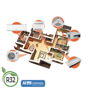 Aire Acondicionado Multizona Inverter DC de CA con Clasificación A++ para EE. UU. y la UE, Aire Acondicionado Inteligente Multizona de 9000 BTU a 42000 BTU, Aire Acondicionado de Pared - Product Image 1