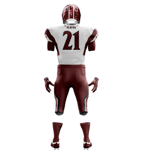 Nouveau maillot de football américain élégant pour hommes, taille plus, imprimé par sublimation, col en V, pantalon, 12 panneaux, manches courtes, uniformes d'équipe, rapide - Product Image 5