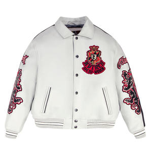 Chaqueta de Cuero Premium Avirex para Hombre, Mejor Precio, Chaqueta de Invierno, Cuero Genuino, Resistente al Viento e Impermeable, Tinte Liso, Todas las Tallas Disponibles - Product Image 1