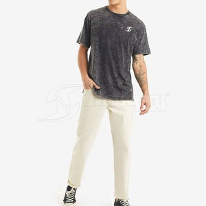 เสื้อยืดแบบ Acid Wash สั่งทำพิเศษ พร้อมโลโก้ตามสั่ง เสื้อยืดแบรนด์ส่วนตัวสำหรับขาย - Product Image 3