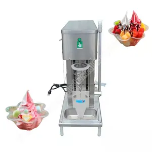 Neuester echter Frucht-Swirl-Eiscreme-Blender Frucht-Eiscreme-Blender industrielle Eis-Smoothie-Herstellung
