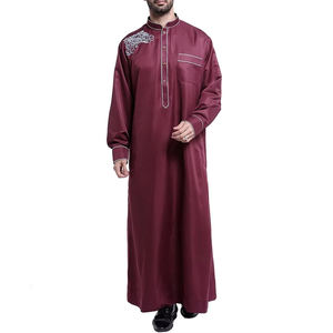 Qualité supérieure décontracté matériel de qualité supérieure respirant Jubba Style confort islamique hommes Thobes taille adulte élégant Thobes - Product Image 4