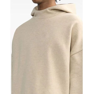 Conjunto de Sudadera con Capucha de Invierno para Hombre de Primera Calidad, Lavado Ácido, Estilo Urbano, Diseño de Logotipo Personalizado, Algodón Desgastado, Sudadera con Capucha Tejida Vintage - Product Image 5