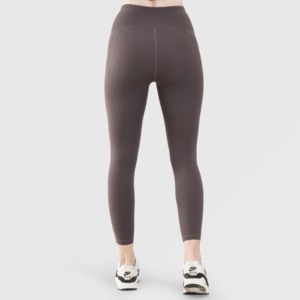 Leggings Capri Décontractés XL Enthral Taille Haute Respirants Extensibles en Tissu Tricoté Sans Couture Chauds d'Hiver Motif Style Cuir Gris - Product Image 2
