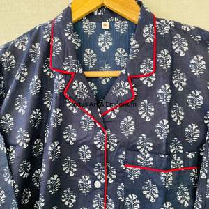 Nuevo Conjunto de Pijama de Algodón para Niños, Hermoso Conjunto de Pijama de Algodón Estampado Indio, Ropa de Dormir 100% Algodón - Product Image 3