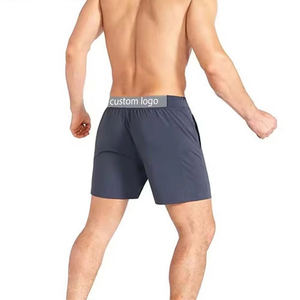 Pantalones Cortos Casuales para Hombre de Secado Rápido, Transpirables y Antibacterianos con Logotipo Personalizado, Último Diseño y Ajuste Regular, Patrón Liso - Product Image 4