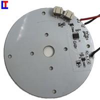 Placa de circuito para lámpara trasera, placa PCB para iluminación de acuarios, placa de circuito PCBA de 4 dígitos y 5 pulgadas para linterna LED, placa de circuito para linterna/torcha