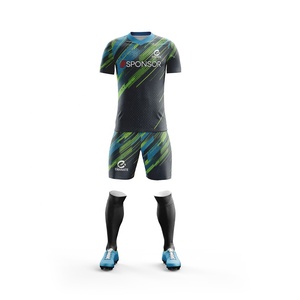 Uniforme de fútbol de poliéster 100% uniforme de fútbol barato de alta calidad al por mayor - Product Image 1