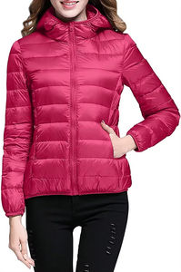 Customize <b>Ladies</b> Bubble <b>Waterproof</b> Quilted Zipper Long Sleeved Lightweight <b>Plus</b> <b>Size</b> Women's Puffer <b>Jacket</b> Breathable Winter - Product Image 6