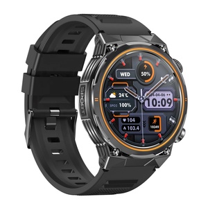 AK81 สมาร์ทวอทช์สำหรับผู้ชาย หน้าจอสัมผัส LCD ขนาด 1.46 นิ้ว IP68 กันน้ำ รองรับการโทรผ่านบลูทูธ พร้อมฟังก์ชั่นวัดอัตราการเต้นของหัวใจ และไฟฉาย - Product Image 3