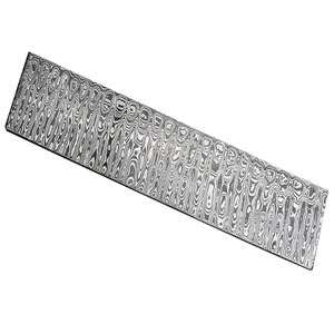เหล็กดามัสกัสแบบแบนสำหรับทำมีดสั่งทำ - Product Image 1