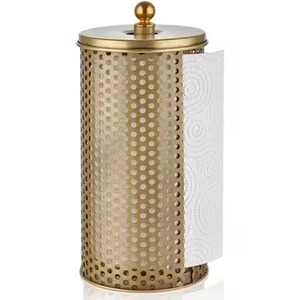 Soporte para toallas de papel de madera y mármol, organizador de encimera elegante, accesorio de cocina duradero, diseño Natural elegante, Timeles - Product Image 3