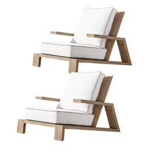 Sofá de jardín para exteriores e interiores Sofá de un asiento de madera de teca Materiales de alta calidad Sofá individual Precio al por mayor de fábrica directo - Product Image 2