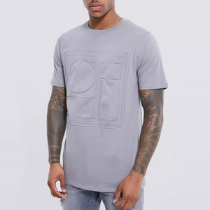 Nouveau style de vêtements d'impression 3d avec logo personnalisé t-shirts en relief pour hommes/T-shirts en relief avec logo personnalisé de haute qualité pour hommes - Product Image 1