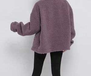 2024 Winter New Arrival Women's <b>Waterproof</b> <b>Warm</b> Luxury Customization Reversible Sherpa Premium Fashionable <b>Jacket</b> - Product Image 5