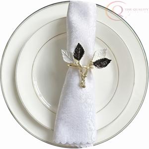 Anillos de Servilleta de Metal de Lujo Premium, Decoraciones Ecológicas para Mesa de Boda, para Uso Doméstico y Profesional - Product Image 1