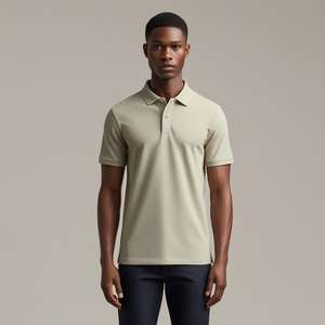 <b>Mens</b> Casual Polo <b>Shirt</b> Soft Cotton Short Sleeve Classic Collar Slim Fit Summer Trendy Top - Product Image 1