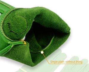 Guantes de Cuero Vacuno Verde para Jardinería y Construcción - Protección Laboral, Anti-Químicos, Antiestáticos, Duraderos y Transpirables - Product Image 5