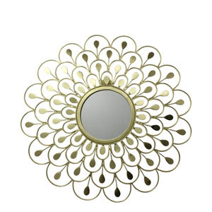 Stylish Design Iron Wall <b>Mirror</b> <b>Gold</b> Color Indoor <b>Mirror</b> Superior Quality Wall Decorative Hotels Resorts and Home Wall <b>Mirror</b> - Product Image 6