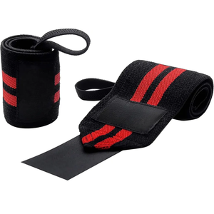 Muñequeras de levantamiento de pesas transpirables de soporte de entrenamiento de levantamiento de pesas antideslizantes duraderas ajustables personalizadas para gimnasio - Product Image 2