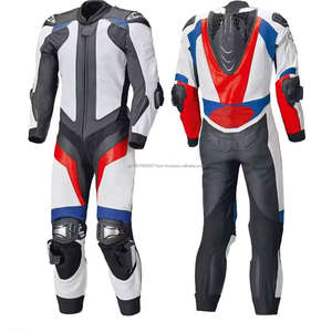 Traje de Motociclismo de Cuero de Diseño Personalizado, Transpirable, Impermeable, de Secado Rápido, para Deportes al Aire Libre - Product Image 6