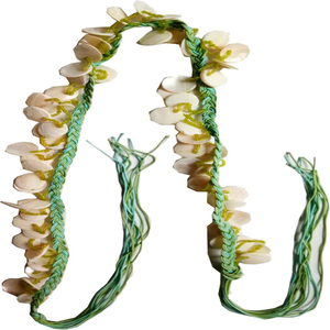 Cotton shell beaded <b>Belt</b> for <b>Women</b> Fashion Black <b>Bag</b> White Western OEM Logo Style Buckle Fabric Packing Pcs Color uk - Product Image 1