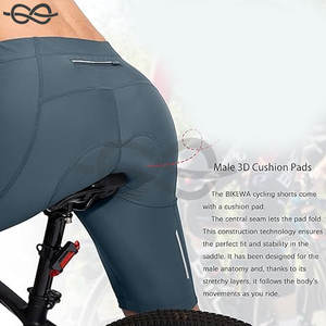 Premium ODM OEM Impresión personalizada Los mejores pantalones cortos para ciclismo y motociclista Pantalones cortos de montar de alto rendimiento Bolsillos Hombres Mujeres - Product Image 4