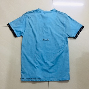 Camiseta de Manga Corta Casual para Hombre, Diseño Personalizado, Transpirable, con Cuello y Puños en Contraste, Estampado de Golf, Algodón - Product Image 6
